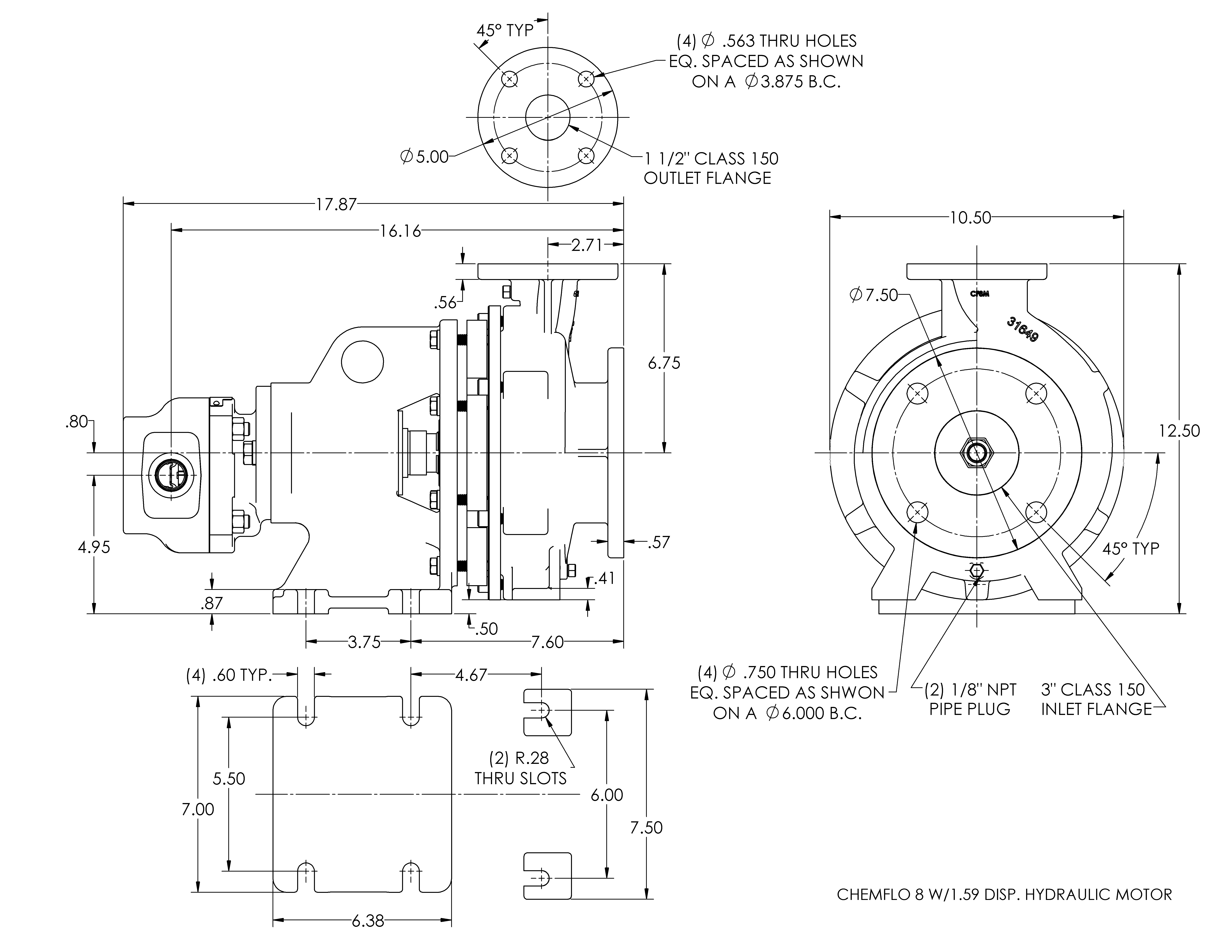 chemflo-8-hydraulic_drawing-chemflo-8-w-1-59-disp-hydraulic-motor
