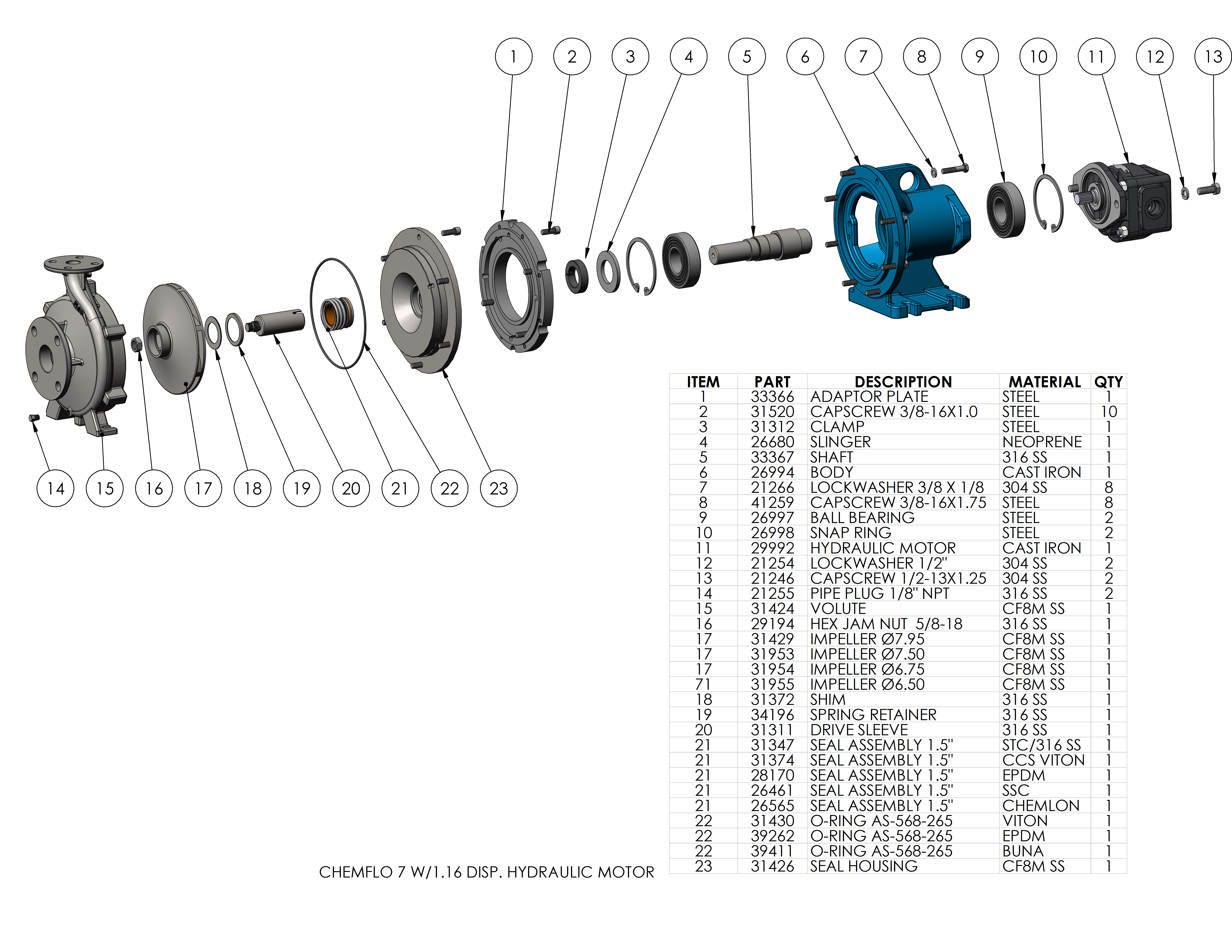 chemflo-7-hydraulic_parts-list-chemflo-7-w-1-16-disp-hydraulic-motor