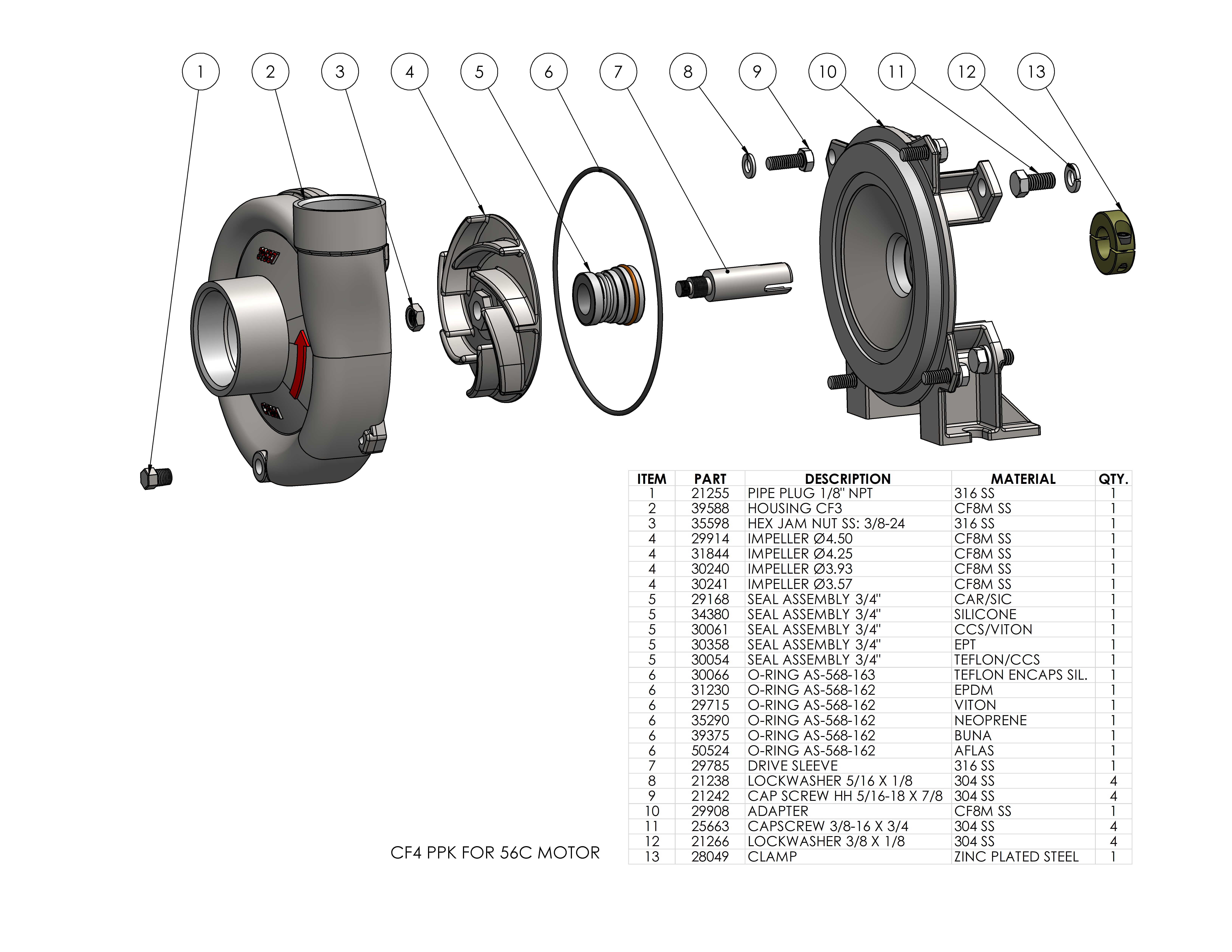 chemflo-4_parts-list-cf4-ppk-for-56c-motor