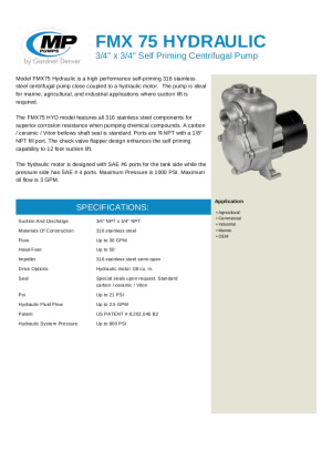 frx-75-hydraulic-self-priming-centrifugal-pump