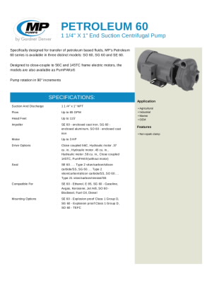petroleum-60-end-suction-centrifugal-pump